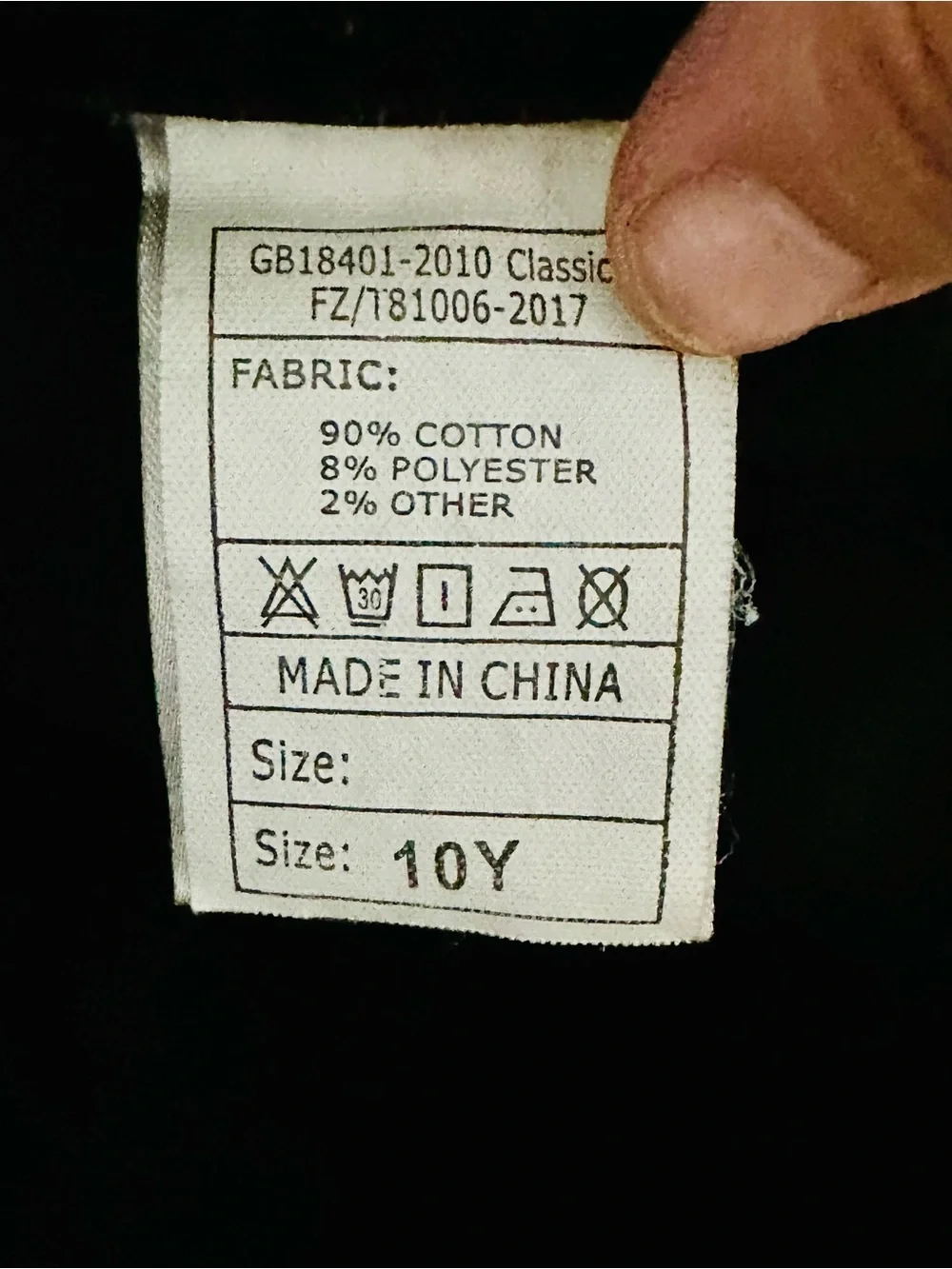 N/A trendy black